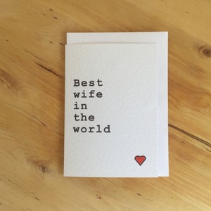Carte de la meilleure femme du monde
