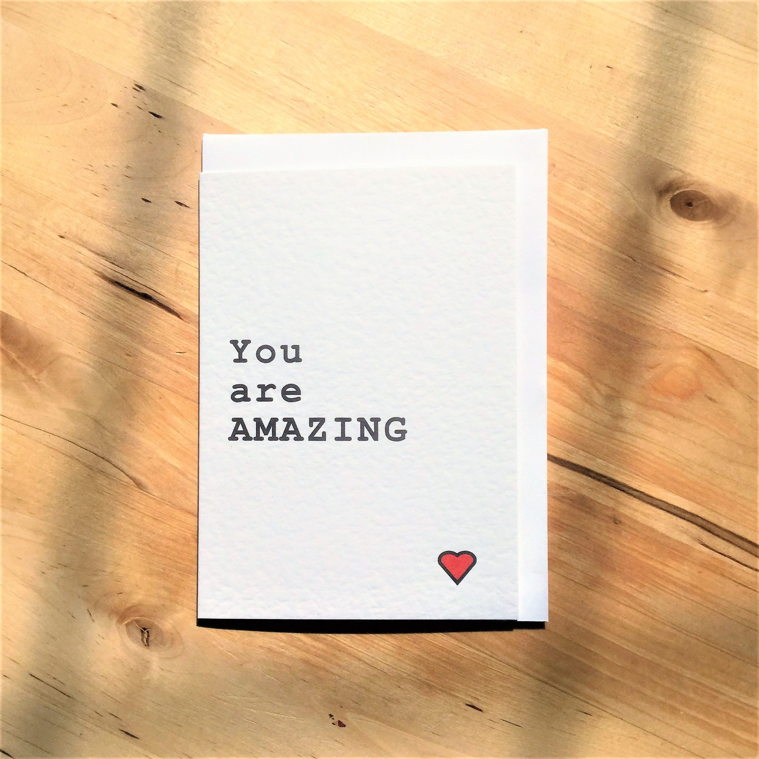 you are amazing card proud of you card