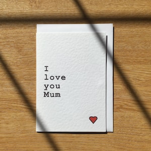 Tarjeta te amo mamá
