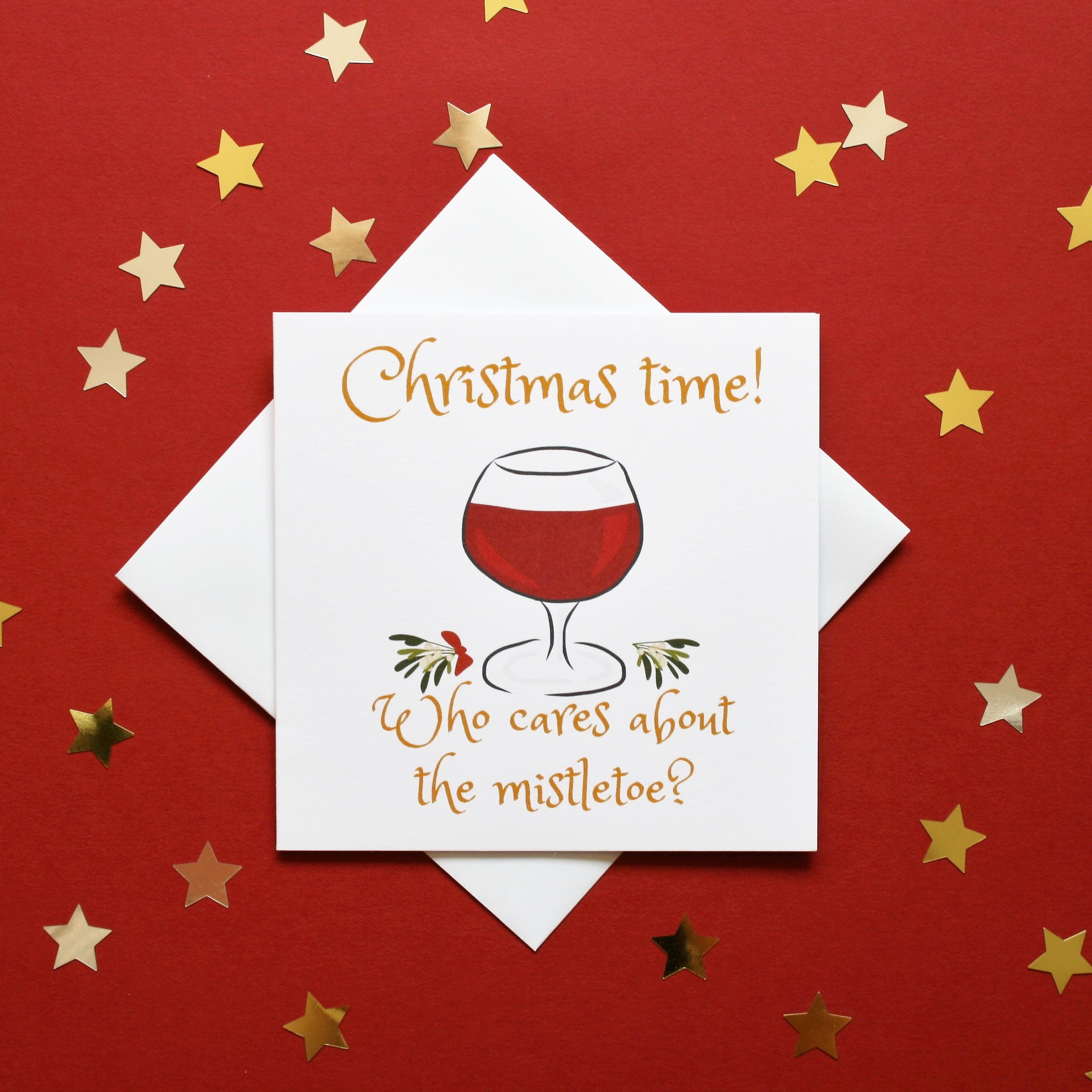 Wine Christmas Cards 