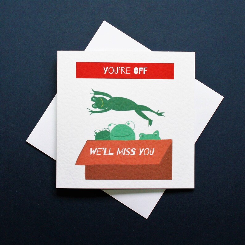 Funny Leaving Card We ll Miss You Card Miss You Cards Paper Party 