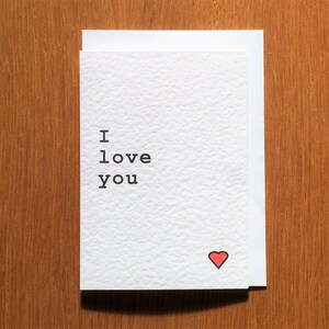 I love you romantic card for her or for him image 9