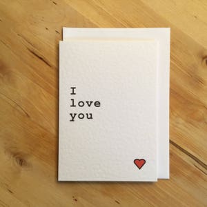 I love you romantic card for her or for him image 6