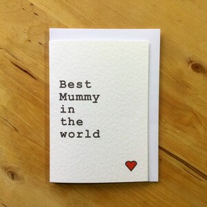 Tarjeta de la mejor mamá del mundo