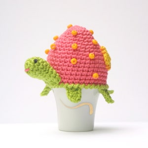 Padrão de Crochê para Capa de Ovo de Tartaruga, PDF, Download Instantâneo, Padrão de Crochê, Páscoa