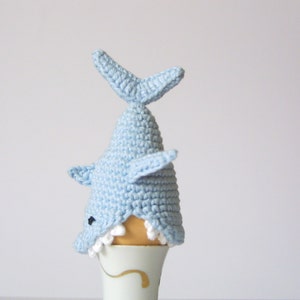 Crochet Shark Egg Cozy, PDF Pattern, Instant Download, Crochet Instructions image 2