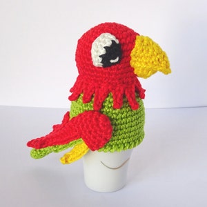 Crochet Parrot Egg Cozy Pattern, PDF image 2