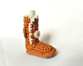 Ugg Boot Lip Balm Cozy Crochet Pattern