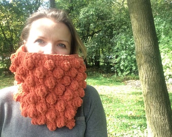 Soft cowl, crochet, chunky