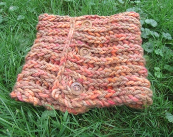 Crochet cowl, chunky cowl, soft and warm