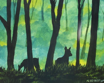 Deer in Forest