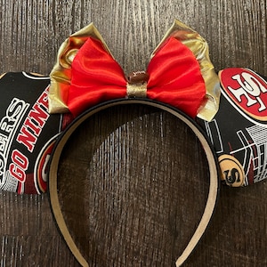 49ers Football NFL Mouse Ears