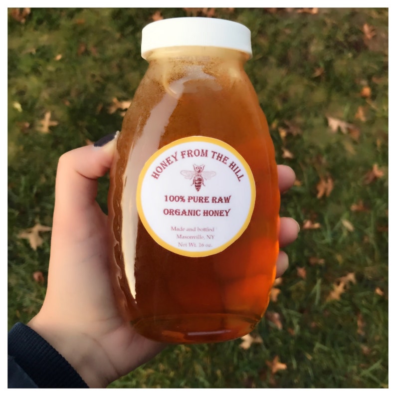 16 oz. Jar of Goldenrod Honey Pure Raw Honey Natural Honey Etsy