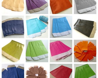 10 pockets 7 cm * 12 cm Kraft gift bags
