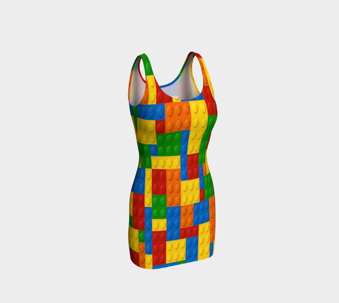 colourful bodycon dress