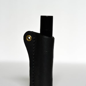 Leather Chapstick Holder, lip balm Holder Keychain, Chapstick Keychain