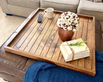 ottoman tray, oversized tray, coffee table tray, tea tray, catch all tray, living room tray, home decor