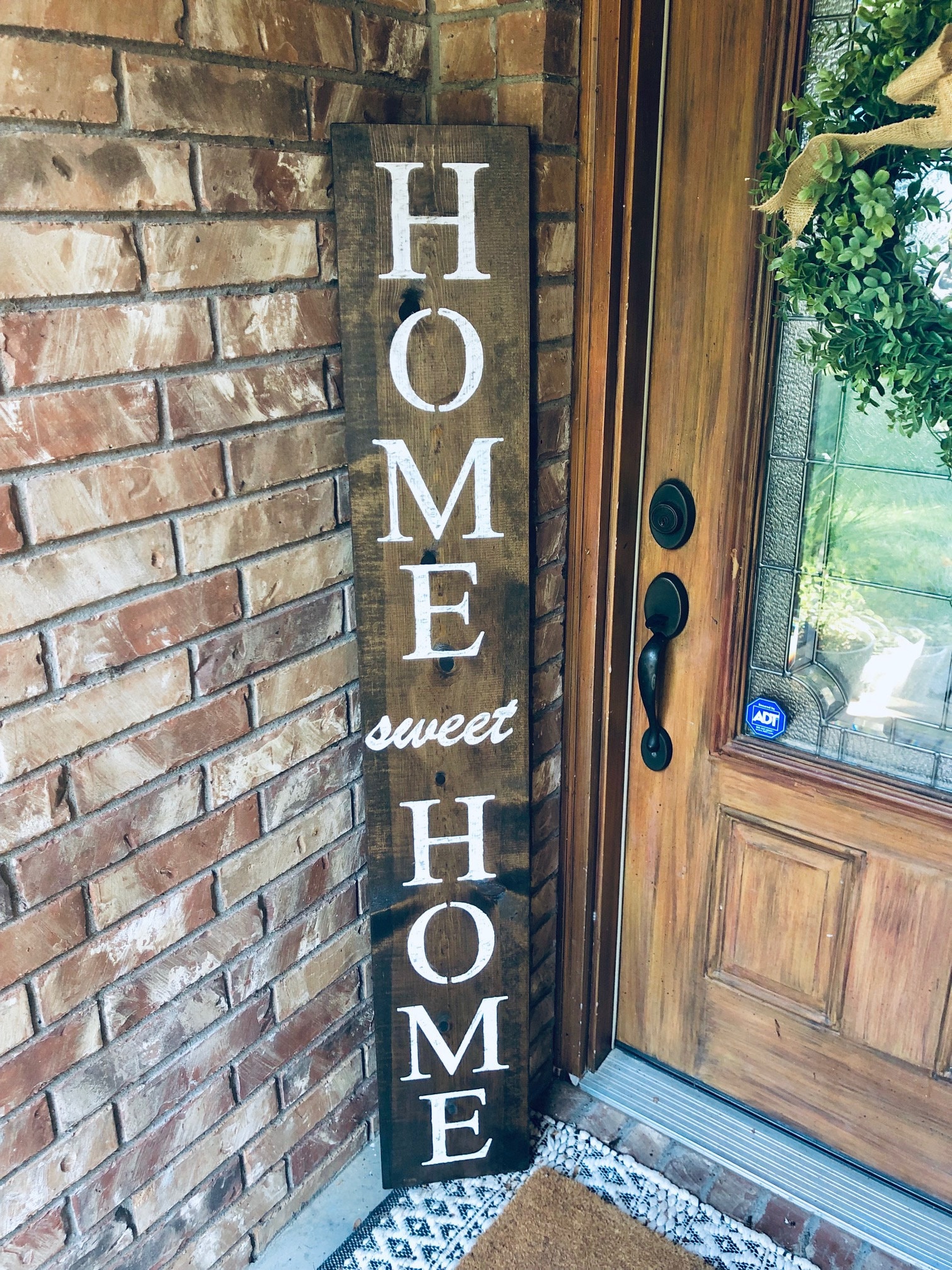 HOME SWEET HOME Sign Reversible Welcome Sign for Front | Etsy