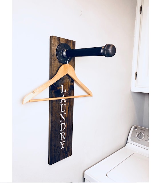 Laundry Hook Laundry Sign Laundry Room Decor Coat Rack Coat