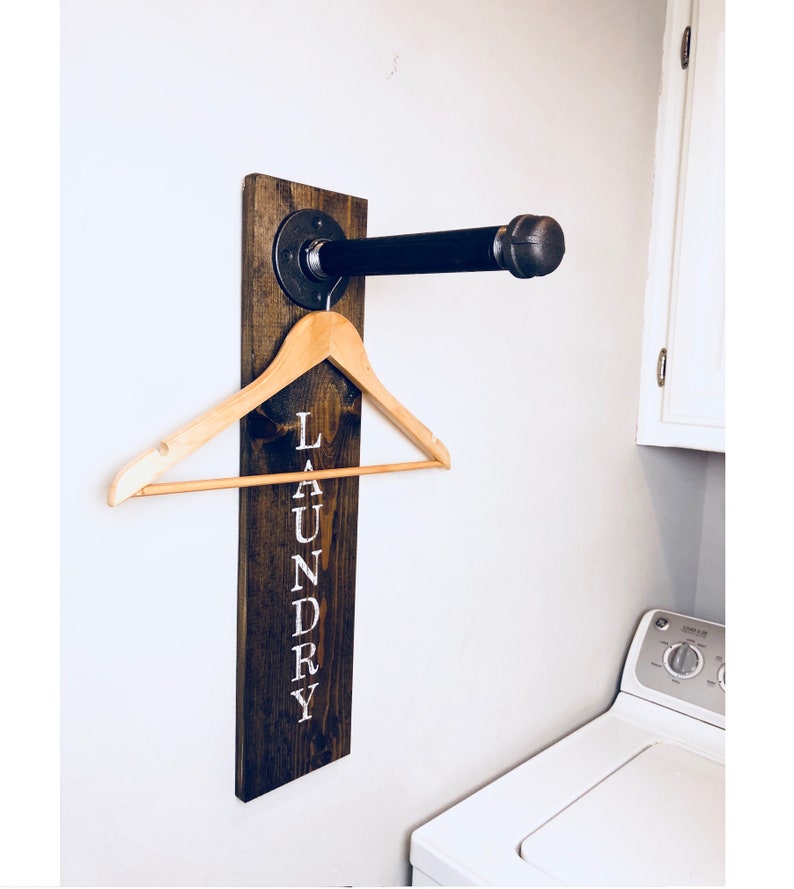 Laundry Hook Laundry Sign Laundry Room Decor Coat Rack Etsy
