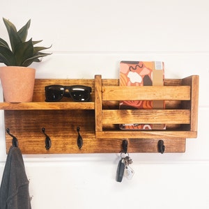 coat rack and key organizer