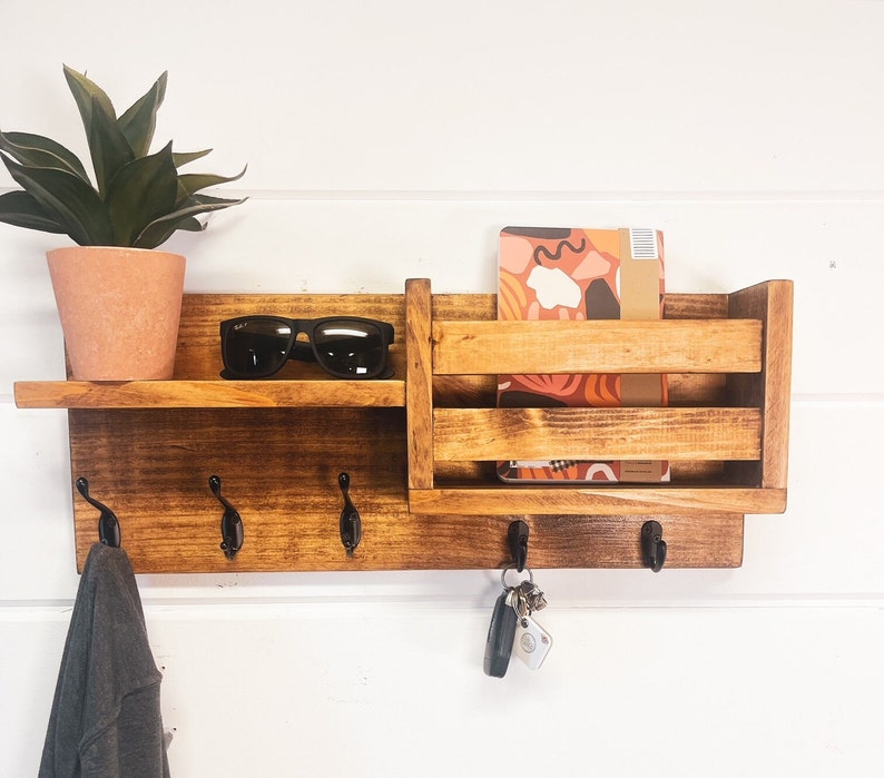 coat rack and key organizer