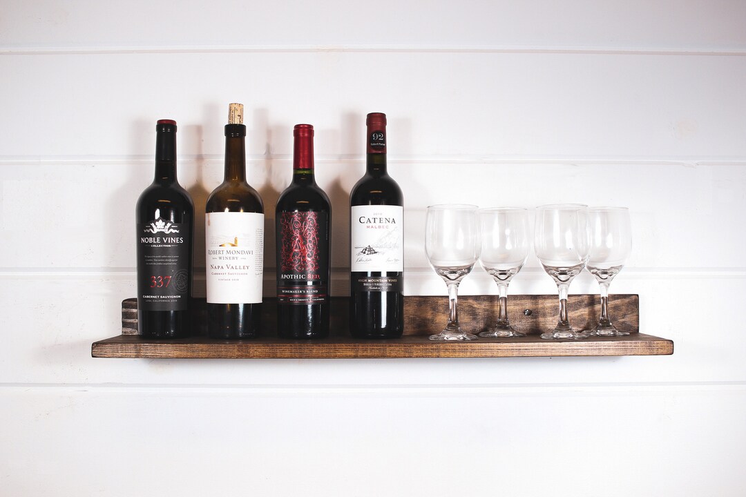 Floating Shelf, Wine Shelf, Wine Bottle, Floating Shelves, Plant Shelf