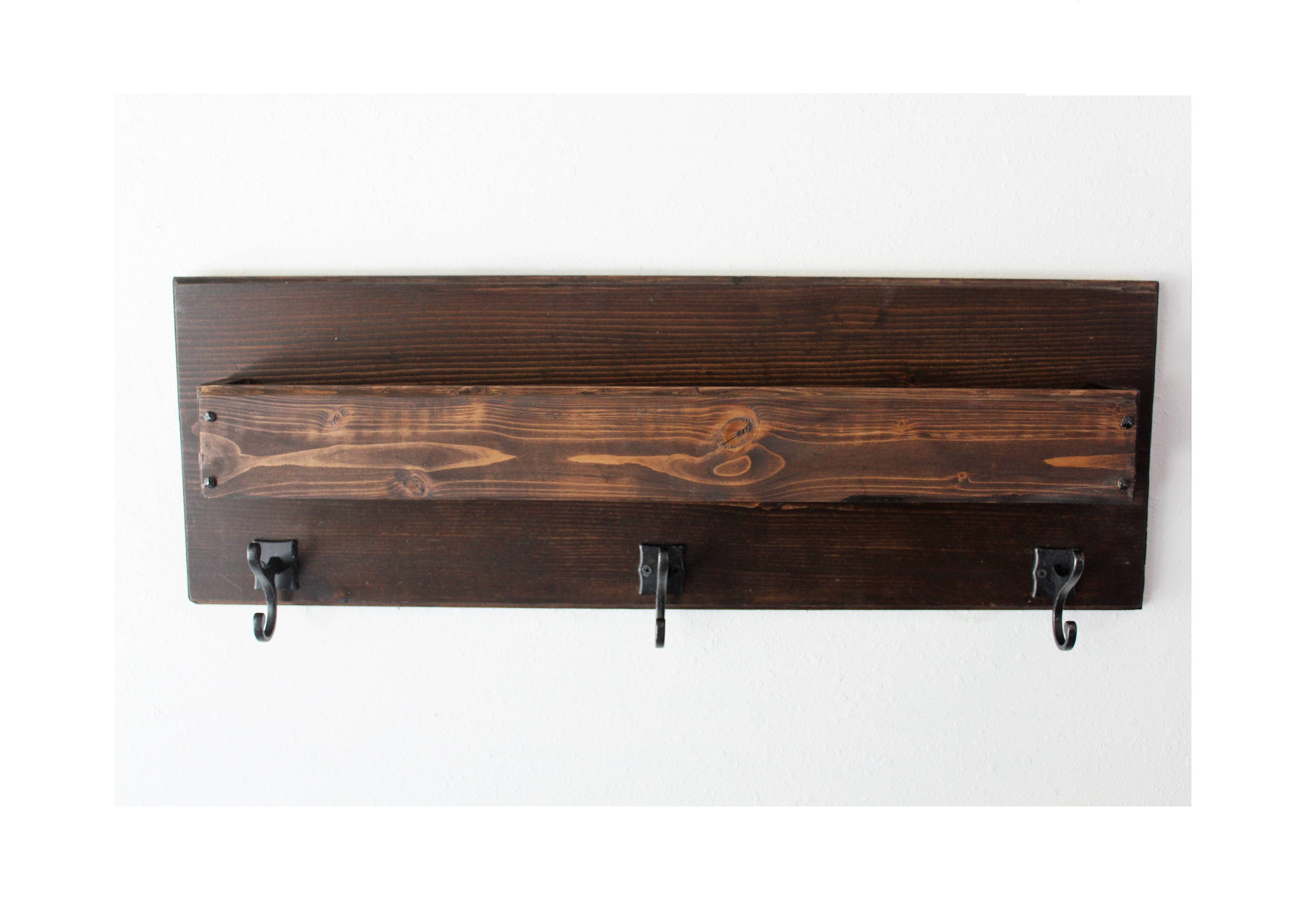 WALL ORGANIZER HEAVY Duty Rustic lodge coat rack coat Etsy