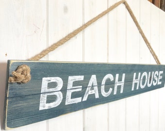 NAUTICAL SIGN, beach sign, coastal decor, beach decor, lake house, lake house decor, hanging sign, nautical decor, nautical wall decor, wall