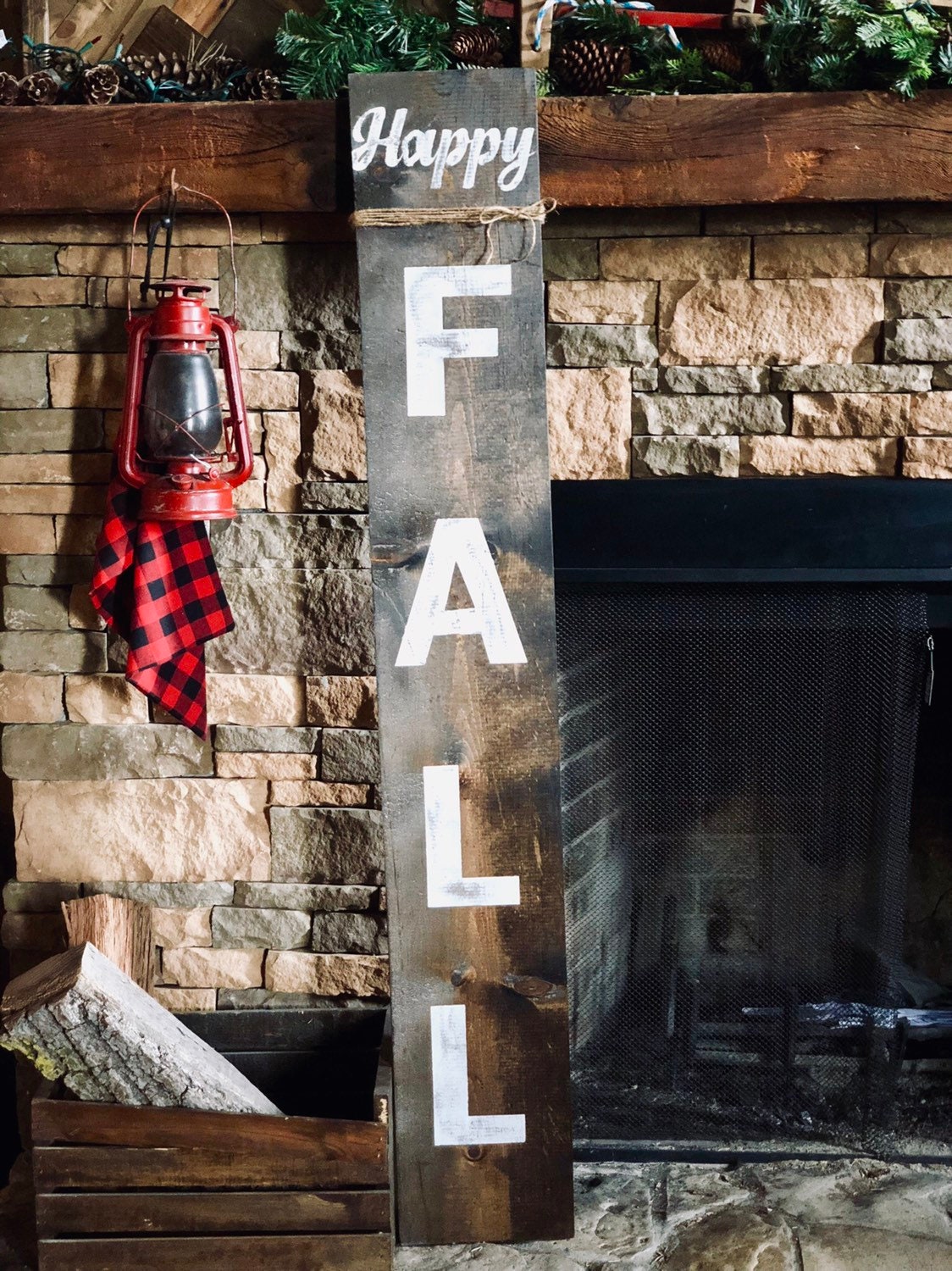 Reversible Fall/christmas Wood Welcome Sign, Rustic Farmhouse Decor - Etsy