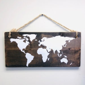 World Map Wall art, World map, wood map, rustic map, nautical map, world, globe, wall art, map decor, wall decor