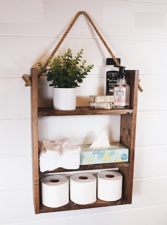 Reversible Bathroom Storage Shelf