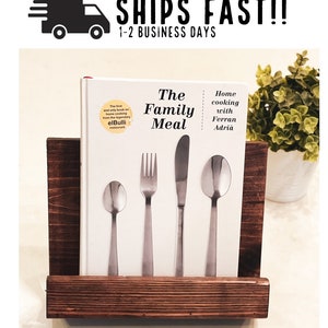 Cookbook stand, book holder, ipad stand, recipe stand, cookbook holder, kitchen decor, book display