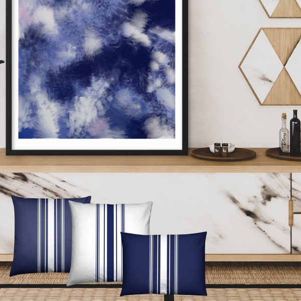 Stripe Cushion Cover Etsy UK