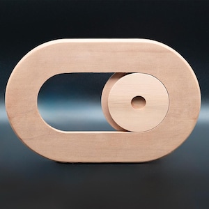 Clear Cedar Sauna Vent Cover, Vertical Grain, Round Slider, SaunaTimes Collaboration & Patented