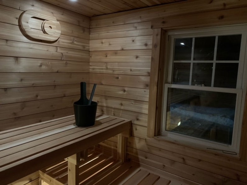 Sauna Vent Chute Cover Slider Clear Cedar Jointly Etsy