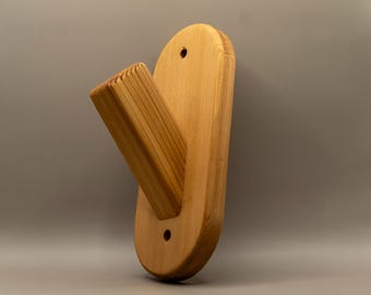 Cedar Sauna Hanger, Minimalist Wall Hook, Towel Rack for Sauna & Home