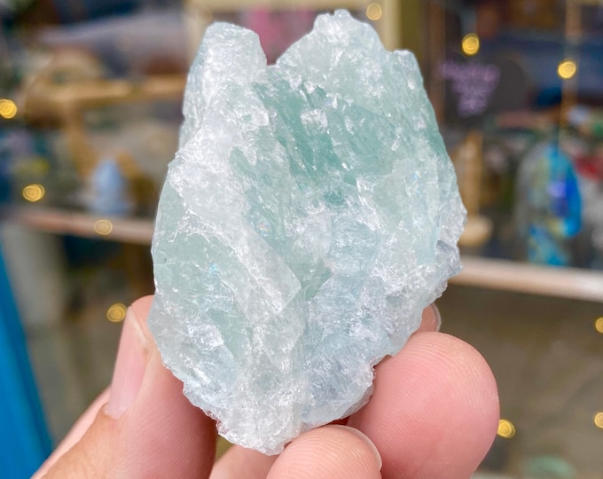 Aquamarine raw - Natural rough crystal