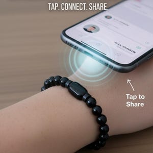 NEW Tap-to-Connect AnderBerry Bracelets with NFC Chip Embedded