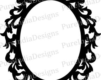 Download Mirror Frame Svg Etsy