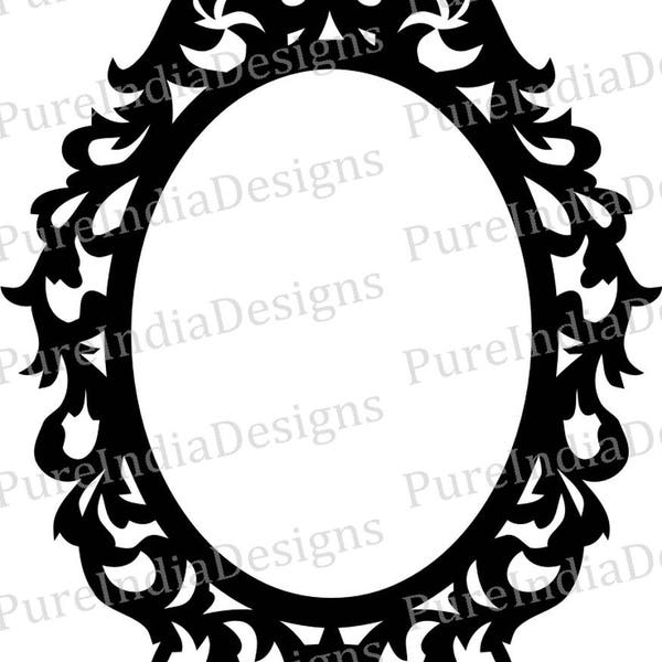 Wall Decal Mirror Etsy