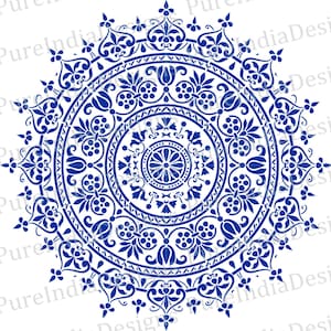 Mandala svg, Arabische Mandala, Rond Patroon Stencil, EPS, DXF, Cricut, Silhouet, Cameo, digitaal snijbestand, Muur, Plafond, Stickers, Vector