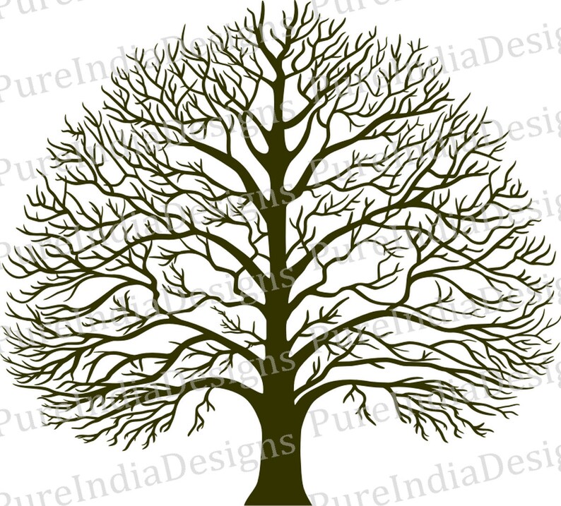Download Tree Svg Tree of Wisdom Tree of Life Snow Tree DXF EPS | Etsy