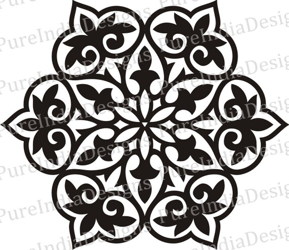 Free Free 117 Cricut Mandala Stencil SVG PNG EPS DXF File