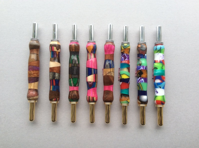 Multicolor Seam Rippers, Seam Ripper on One End and a Stiletto on the