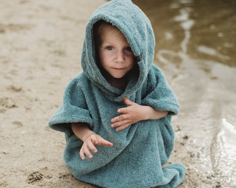 baby hooded beach poncho