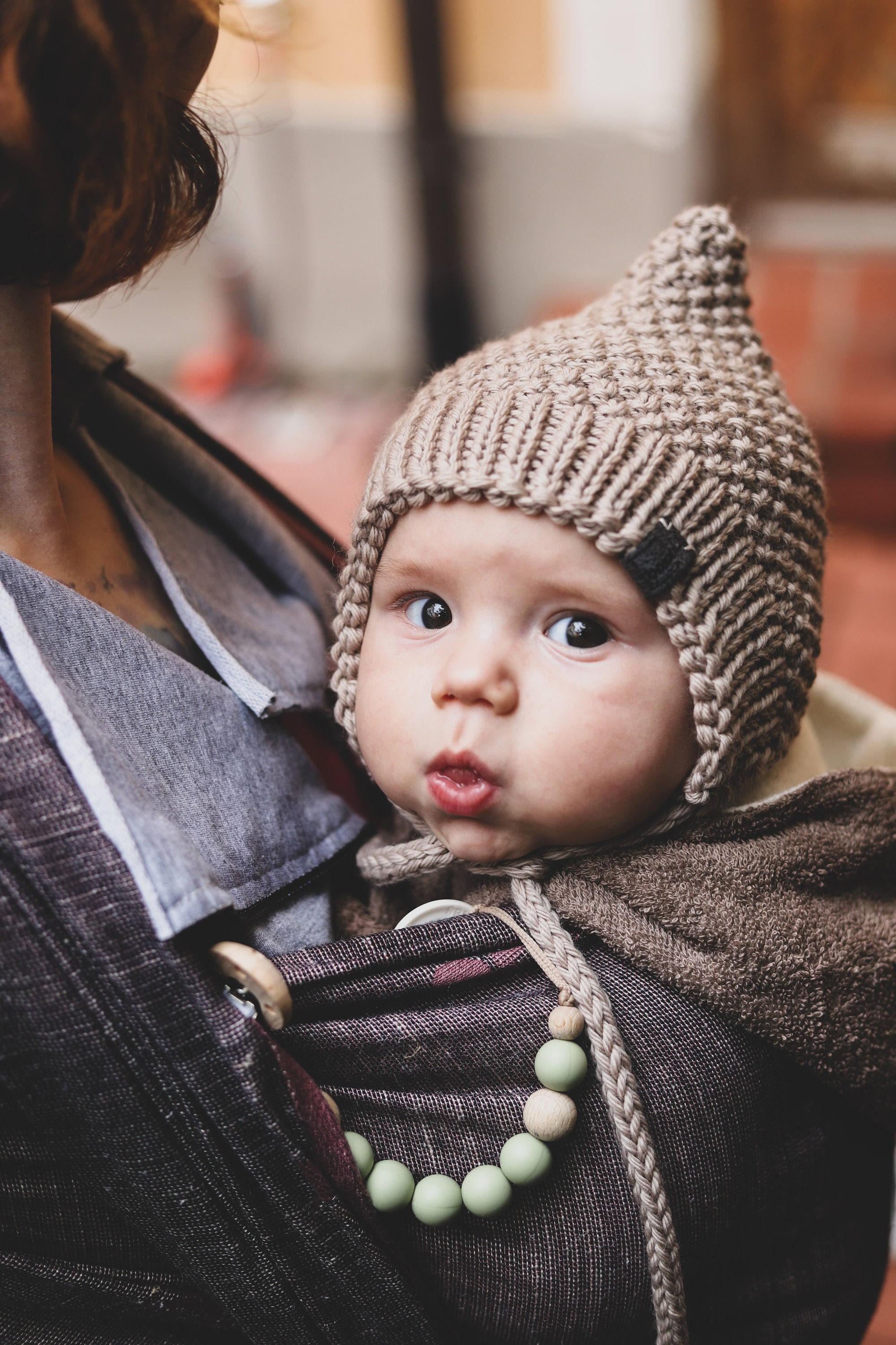 Gorros Recién Nacido Gorro Bebe Algodón Lavable A Mano Lindo Azul