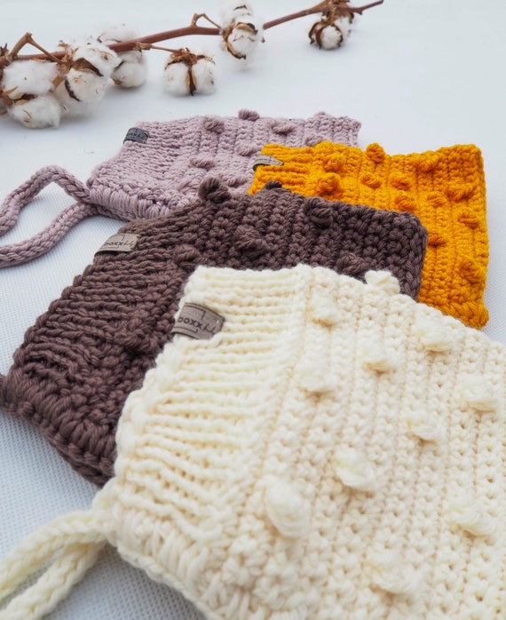 GOTS Handmade 100/% Organic Cotton Hand Knitted Baby Gift Baby Shower Idea Crochet Baby Shoes