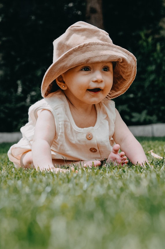 Corduroy Bucket Hat Child and Adult Sizes Organic Cotton Summer