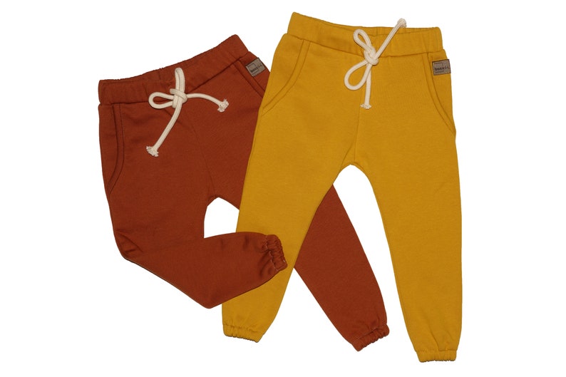 red toddler joggers